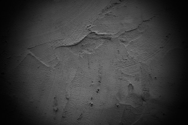 旧墙纹理水泥深黑灰色背景抽象灰色色彩设计是浅色与白色渐变背景。图片下载