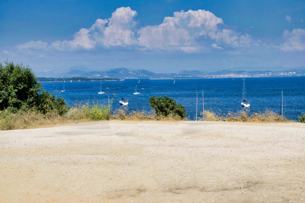 Porquerolles岛美丽的沙滩，hyerès在法国图片下载