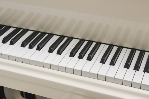 钢琴键盘图片下载