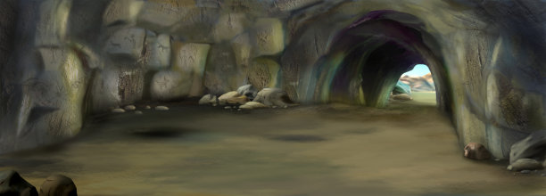 古代人们的洞穴壁画图片下载