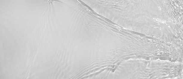 透明的白色，清澈平静的水面波浪纹理图片下载
