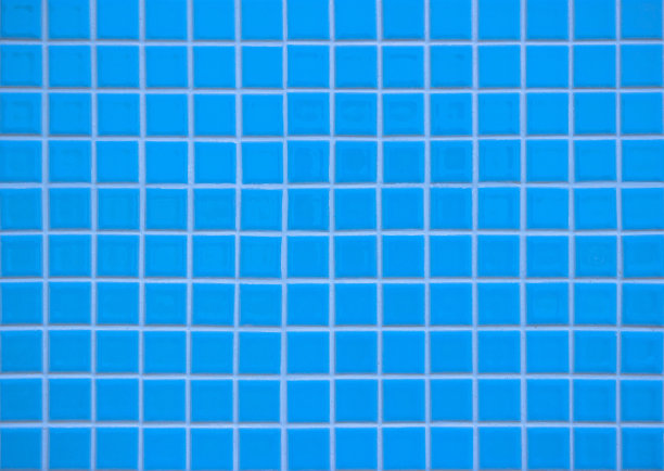 蓝色粉彩陶瓷墙和地砖马赛克抽象背景。设计几何壁纸纹理装饰居室。简单的无缝图案干净的背景广告横幅海报或网络。图片下载