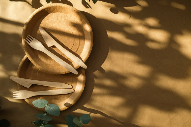 无塑料一次性餐具图片下载