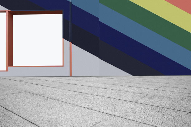 多彩的抽象现代街墙。涂鸦艺术。图片下载