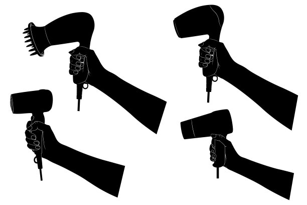 不同吹风机的插图图片下载