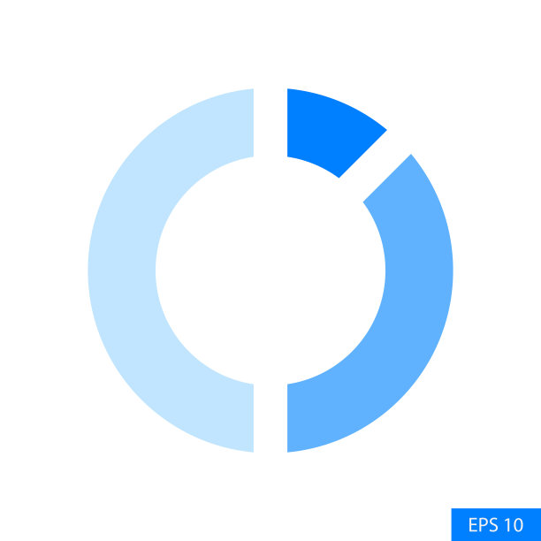 仪表盘，投资组合，或饼图矢量图标在平面风格的网站设计，应用程序，UI，孤立在白色背景。EPS 10矢量插图。图片下载