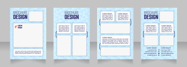 医疗保健服务空白宣传册设计图片下载