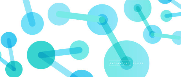 抽象背景的圆点由线连接图片下载