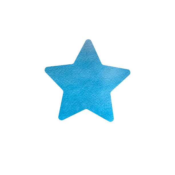 手绘星形丙烯酸背景。柔和的颜色夏天蓝色的水或天空。海浪。图片下载