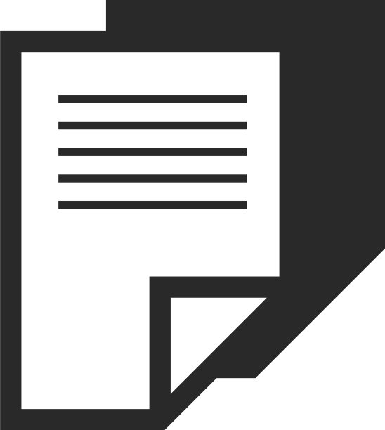 文件拷贝图标两页纸黑色符号图片下载