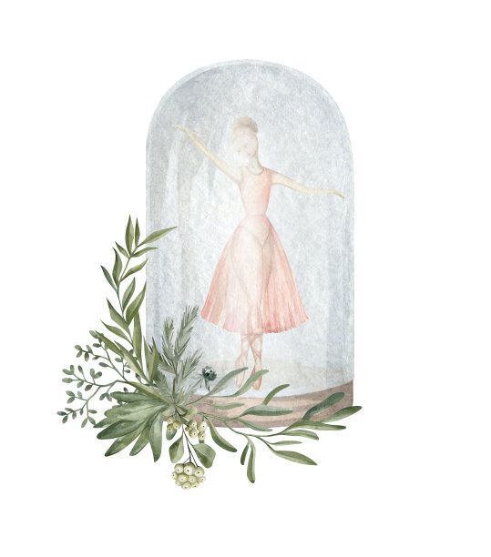 水彩的冬天图片下载