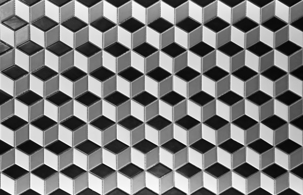 美丽的几何马赛克图案，背景图片下载