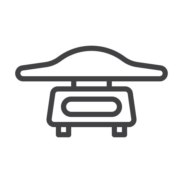 婴儿体重线图标图片下载