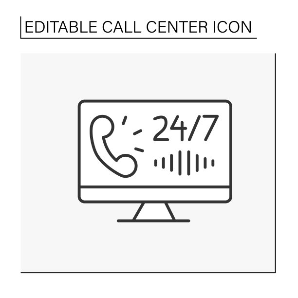 客户服务线路图标图片下载