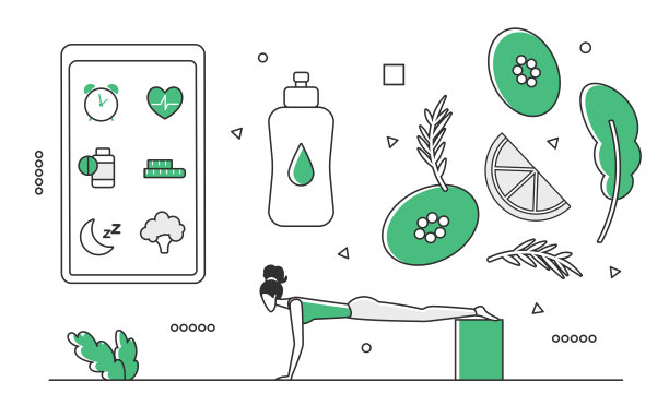 健康的生活方式，营养均衡图片下载