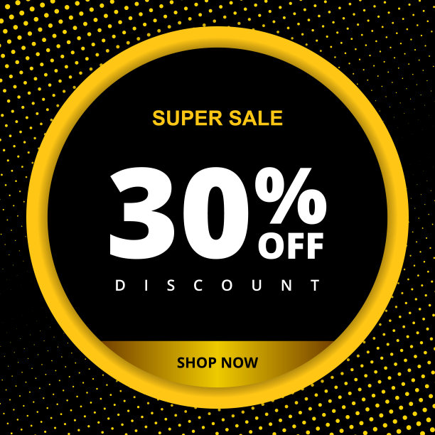 打七折的横幅。特价30折。销售折扣报价。现代促销横幅图片下载