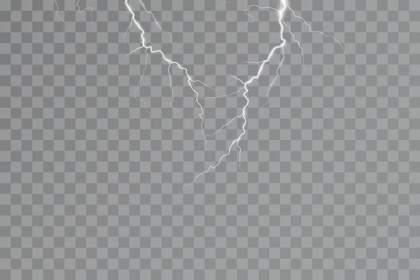 闪电效应，雷暴效应，光效应。电力。图片下载