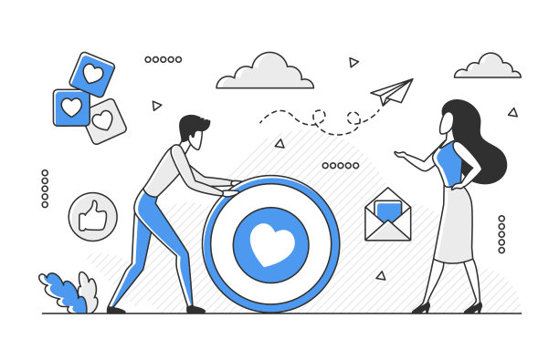 社交媒体消息喜欢反应图片下载