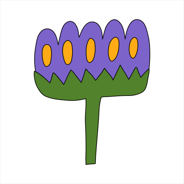 矢量复古彩虹嬉皮花。迷幻隔离复古植物。怀旧60年代，70年代，80年代的时髦时髦。纹身模板和元素打印。童心花有机标志。绘图仪轮廓图片下载