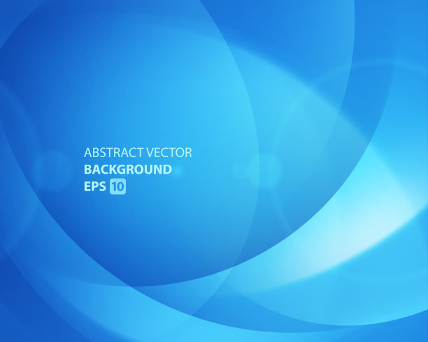 蓝色抽象圆矢量背景。几何线条数字化和壮观的艺术梯度。图片下载