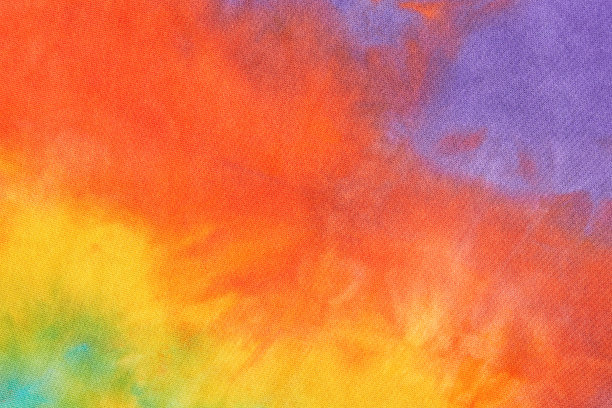 抽象扎染多色面料布波西米亚图案纹理图片下载