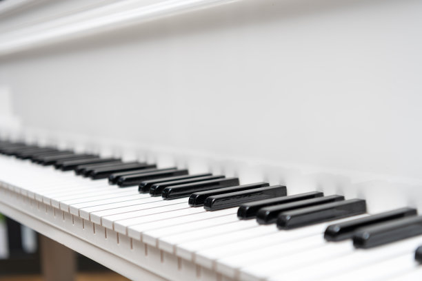 钢琴键的关闭图片下载