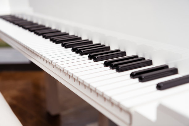 钢琴键的关闭图片下载