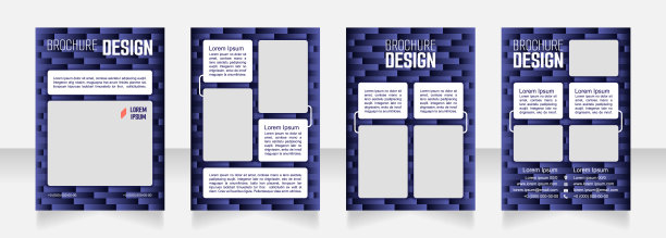 科学探索空白画册设计图片下载