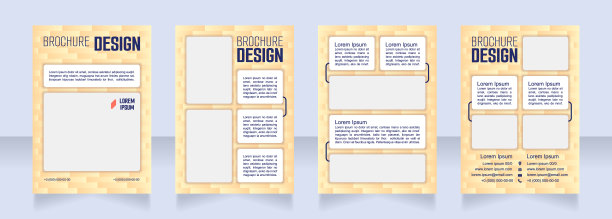 室内设计服务空白宣传册设计图片下载