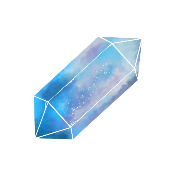 美丽的矿物矿石水彩风格图片下载