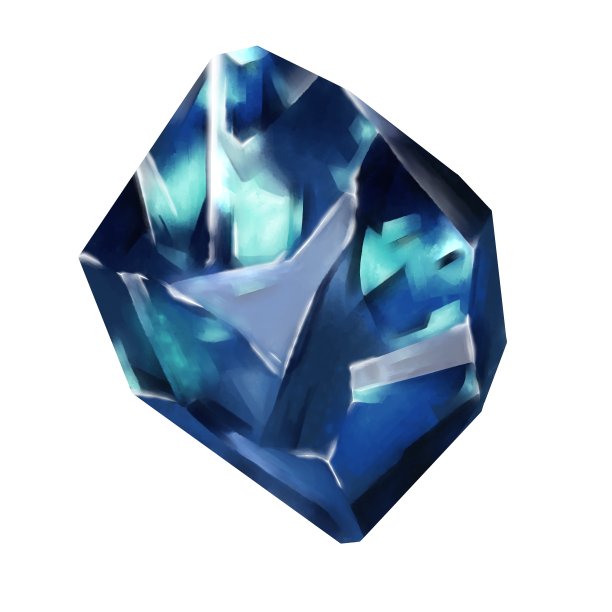 美丽的矿物矿石水彩风格图片下载