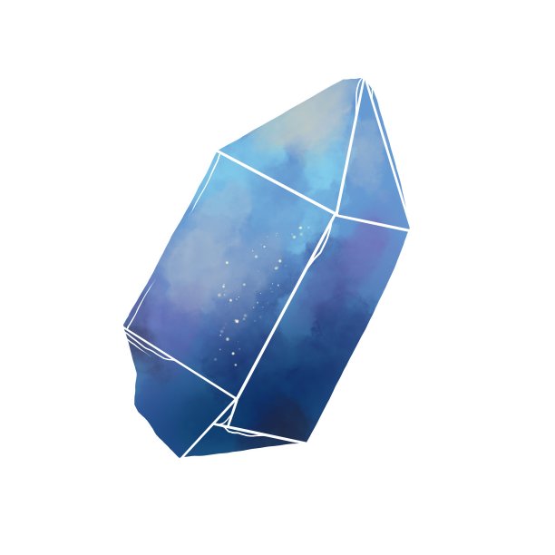 美丽的矿物矿石水彩风格图片下载