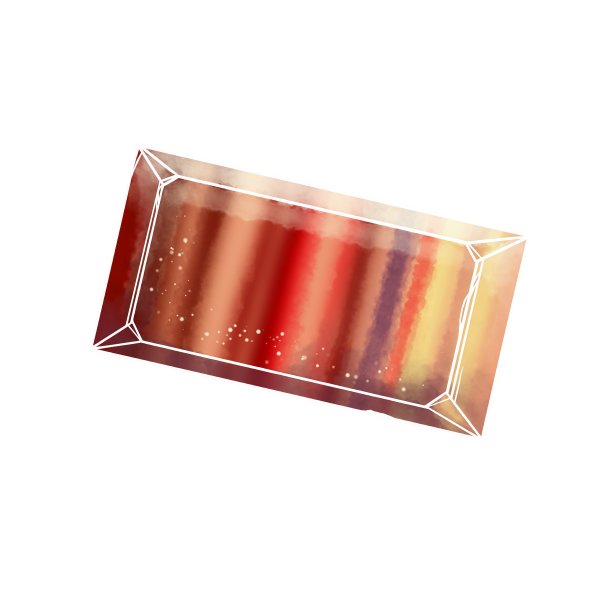 美丽的矿物矿石水彩风格图片下载