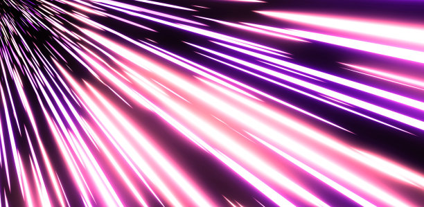 径向光。数字空间。高速，声速，背景具有速度感。技术。图片下载