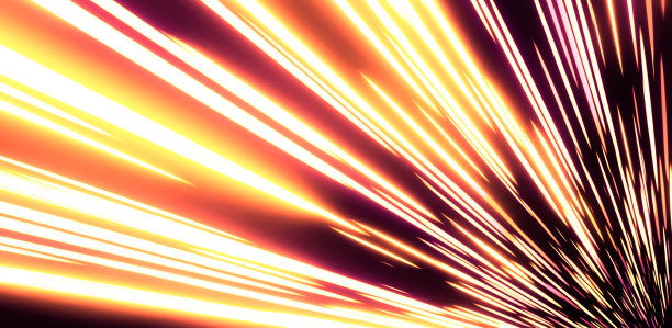 径向光。数字空间。高速，声速，背景具有速度感。技术。图片下载