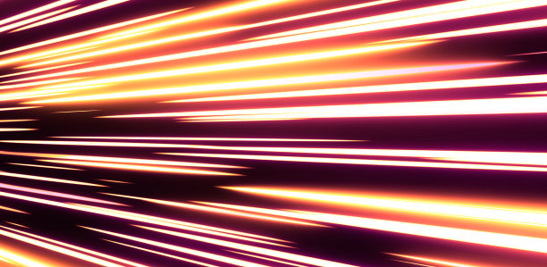 径向光。数字空间。高速，声速，背景具有速度感。技术。图片下载