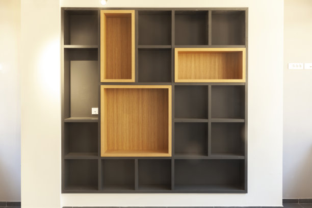 空的木头架子上图片下载