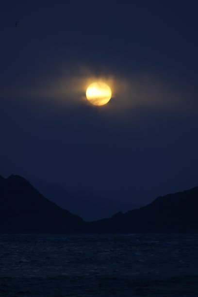 随着沙漠尘埃的到来，海滨小镇Turgutreis出现了令人难以置信的日落。图片下载