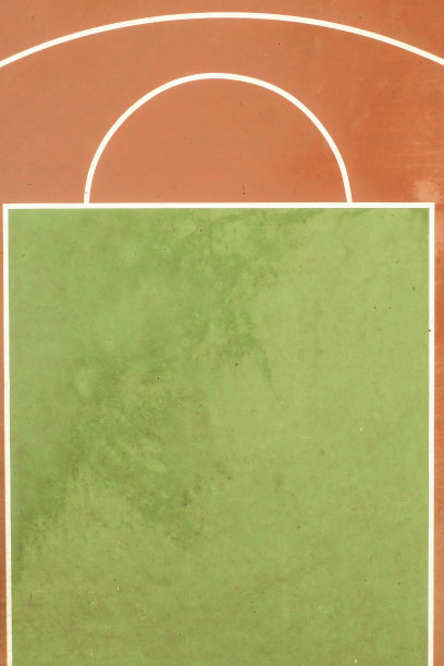 空空荡荡的篮球场的鸟瞰图图片下载