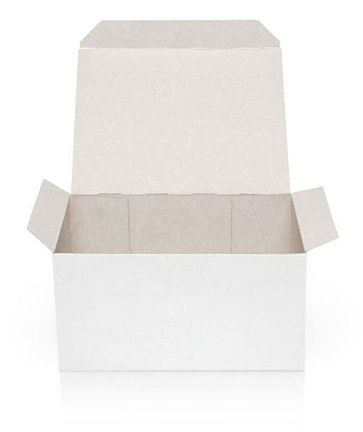打开纸板箱孤立上白色图片下载