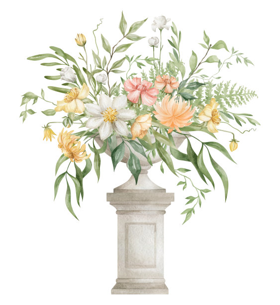 水彩植物图片下载