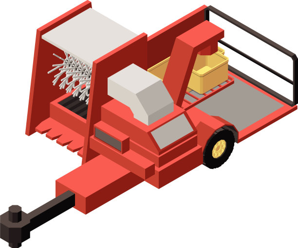 果园联合收割机组成图片下载