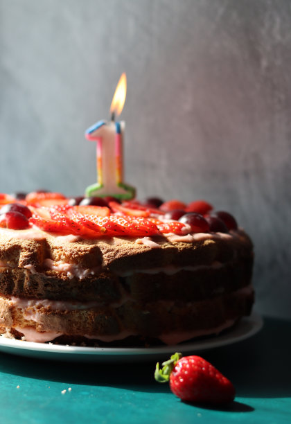 第一个生日蛋糕图片下载