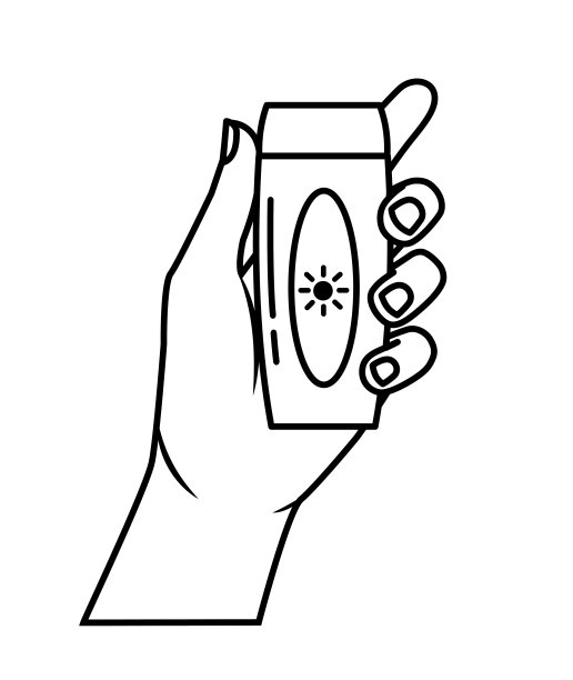 皮肤护理产品。手里拿着一管奶油。有机化妆品。图片下载