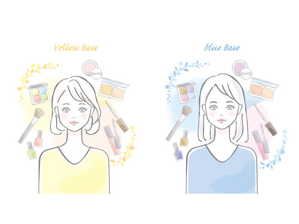 个人颜色诊断女性设置插图图片下载