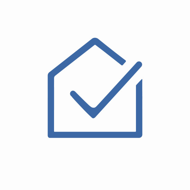 House Check logo设计概念矢量，Estate Check logo模板图片下载