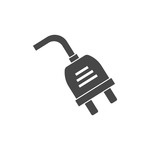 矢量图标电插头无缝模式上的白色背景。图层分组便于编辑插图。为你设计图片下载