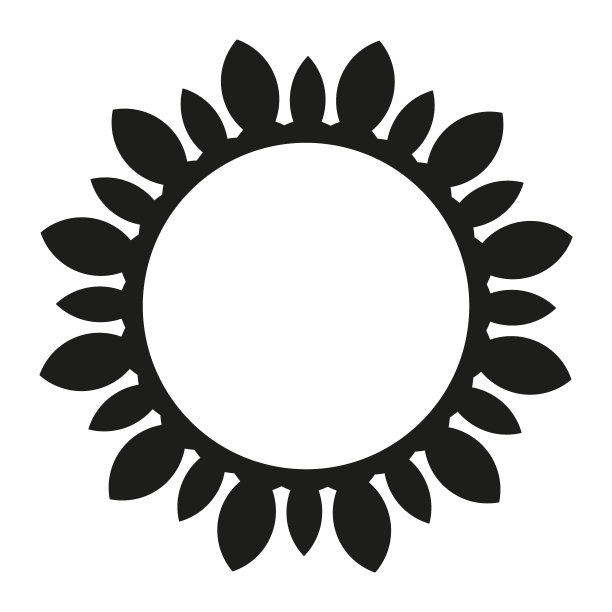 装饰暗色圈在白色背景，设计元素图片下载