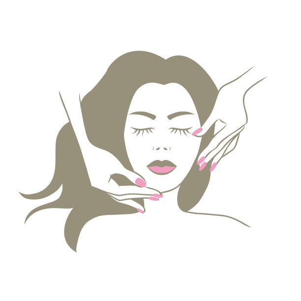 女人护肤插图图片下载