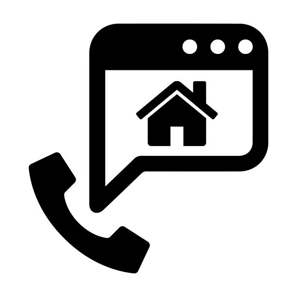 机构，呼叫中心，房屋图标图片下载